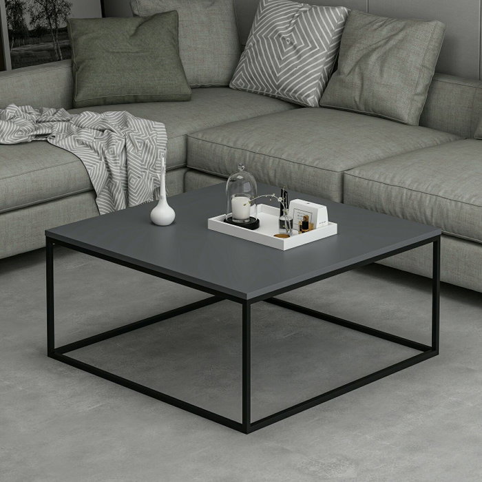 Hanah Home Loni Mesa de centro Antracita Hanah Home Loni Mesa de centro Antracita